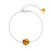 Náramok zlatý so Swarovski Elements Candy B1122SS47T Topaz