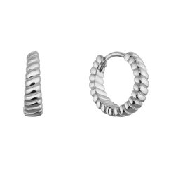 Strieborné náušnice kruhy 61160