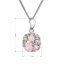 Strieborný náhrdelník so Swarovski kryštálmi 32088.3 magic rose