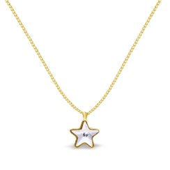 Náhrdelník čirý se Swarovski Elements Astral Star NG28165C Krystal