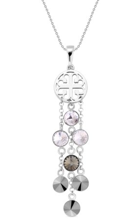 Náhrdelník so Swarovski Elements Dream Catcher NDR1122SS29CH Krystal
