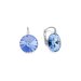 Náušnice modré Rivoli so Swarovski Elements Sweet Candy K112212LS Light Sapphire 12 mm
