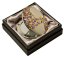 Kosmetické kapesní zrcátko se Swarovski Elements Corals Rainbow EL-08