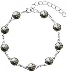 Náramok Rivoli so Swarovski Elements Black Diamond 8 mm