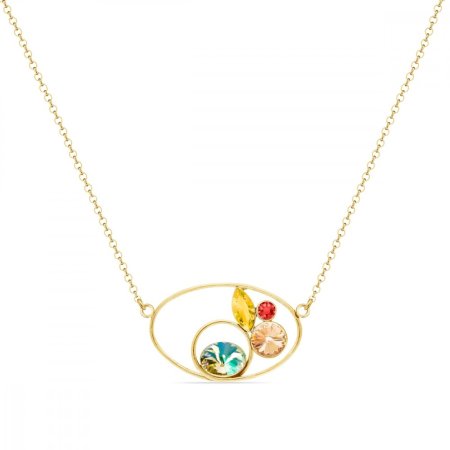 Náhrdelník farebný sa Swarovski Elements Artesia NOG2201MIX1SFLP
