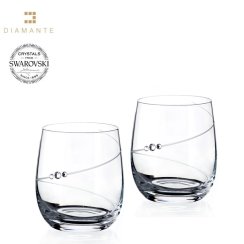 Poháre na whisky so Swarovski Elements Silhouette 250 ml