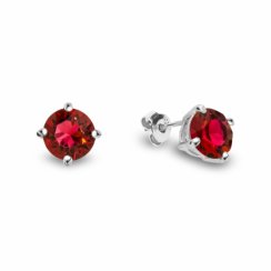 Náušnice červené so Swarovski Elements Ronda KP1088SS39SC Scarlet