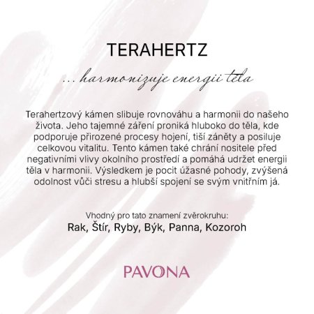 Náhrdelník s kameny terahertz 42012.3 ocel