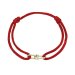 Kabbalah náramek s pozlacenou ozdobou 13094.3 red