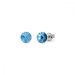 Náušnice modré Rivoli so Swarovski Elements Sweet Candy Studs K1122SS29AQ aquamarine 6 mm