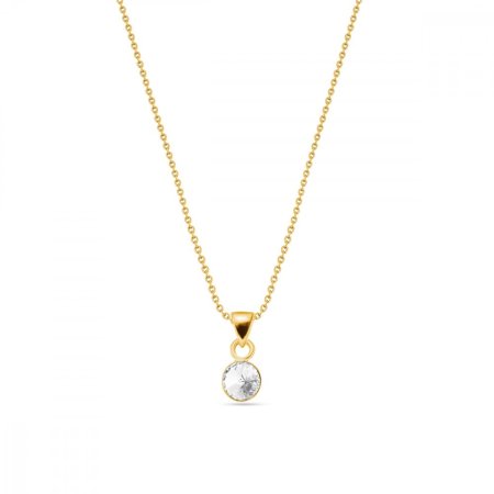 Náhrdelník číry so Swarovski Elements Glee NG1122SS29C Krystal