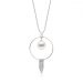 Náhrdelník biely so Swarovski Elements Eden NRD581812W White