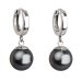 Náušnice so Swarovski Elements 31151.3 Grey