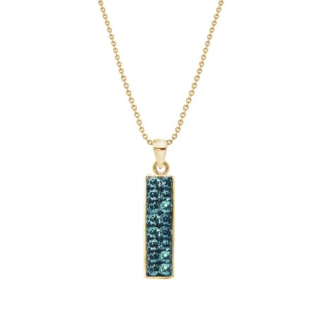 Náhrdelník zelený so Swarovski Elements Glow NGFMP1EM Emerald