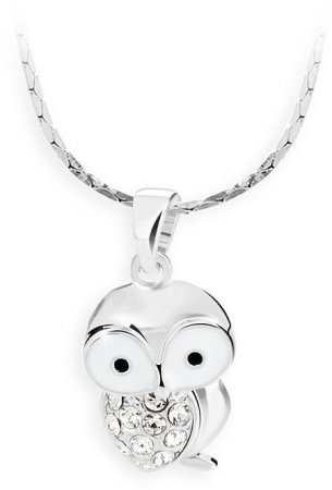 Náhrdelník se Swarovski Elements sovička Krystal