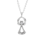 Náhrdelník číry so Swarovski Elements Anjel Krystal