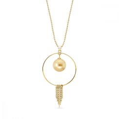Náhrdelník zlatý so Swarovski Elements Eden NRDG581812LGO Light Gold
