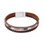 Náramok hnedý textilný 53009.3 brown