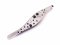 Pinzeta se Swarovski Elements s černými křišťály