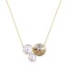 Strieborný náhrdelník pozlátený so Swarovski Elements Sweetie NG11223CGS