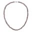 Perlový náhrdelník z říčních perel se zapínáním z bílého 14 karátového zlata 822001.3/9272B dk.peacock