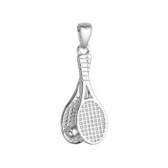 Strieborný prívesok tenis 64048