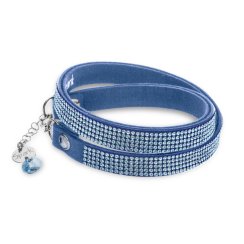 Náramok so Swarovski Elements Amazing Rainbow - long BLTEXC5LBAQ Aqua modrý