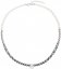 Perlový náhrdelník bielo šedý 32065.3 Grey