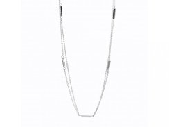 Řetízkový náhrdelník se Swarovski Elements čárka Krystal