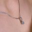 Strieborný náhrdelník luxusný s pravými minerálnymi kameňmi modrý 12082.3 london nano, sky topaz