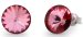 Náušnice Rivoli so Swarovski Elements Sweet Candy Studs K1122SS47AP Antique Pink 10 mm