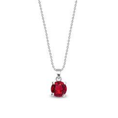 Náhrdelník červený so Swarovski Elements Ronda NP1088SS39SC Scarlet
