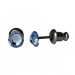 Náušnice so Swarovski Elements bodka Light Sapphire 5 mm