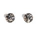 Stříbrné náušnice pecka s krystaly Swarovski mix barev kulaté 31336.4 Colorado