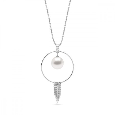 Náhrdelník biely so Swarovski Elements Eden NRD581812W White