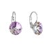 Náušnice Rivoli se Swarovski Elements Vitrail Light 12 mm