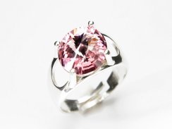 Prsten se Swarovski Elements Rivoli Light Rose 12 mm
