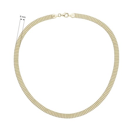 Elegantný náhrdelník pozlátený 72097/99/101/105