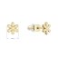Náušnice oceľové kvietky 41007.1