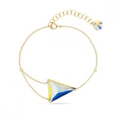 Náramok dúhový sa Swarovski Elements Trident BGROLO327118AB