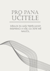 Přání pro pana učitele