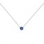 Náhrdelník modrý se Swarovski Elements Dotty N1088PP31CB Capri Blue