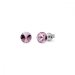 Náušnice fialové Rivoli sa Swarovski Elements Sweet Candy Studs K1122SS29LAM Light Amethyst 6 mm