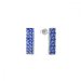 Náušnice modré se Swarovski Elements Radiance KFMP1SA Sapphire
