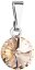Přívěsek Rivoli se Swarovski Elements Light Peach 8 mm