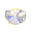 Prsteň so Swarovski Elements Rivoli Krystal AB 12mm