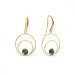 Náušnice duhové se Swarovski Elements Glory KWODG1122SS29RD Rainbow Dark