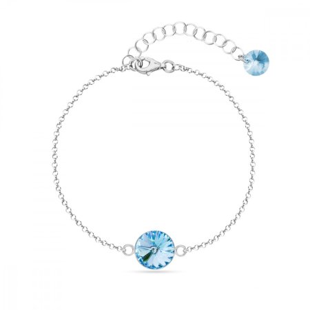 Náramok modrý sa Swarovski Elements Candy B1122SS47AQ Aqua