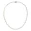 Perlový náhrdelník z riečnych perál so zapínaním z bieleho 14 karátového zlata 822001.1/9265B biely