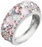 Stříbrný prsten s krystaly Swarovski růžový 35031.3 Magic Rose